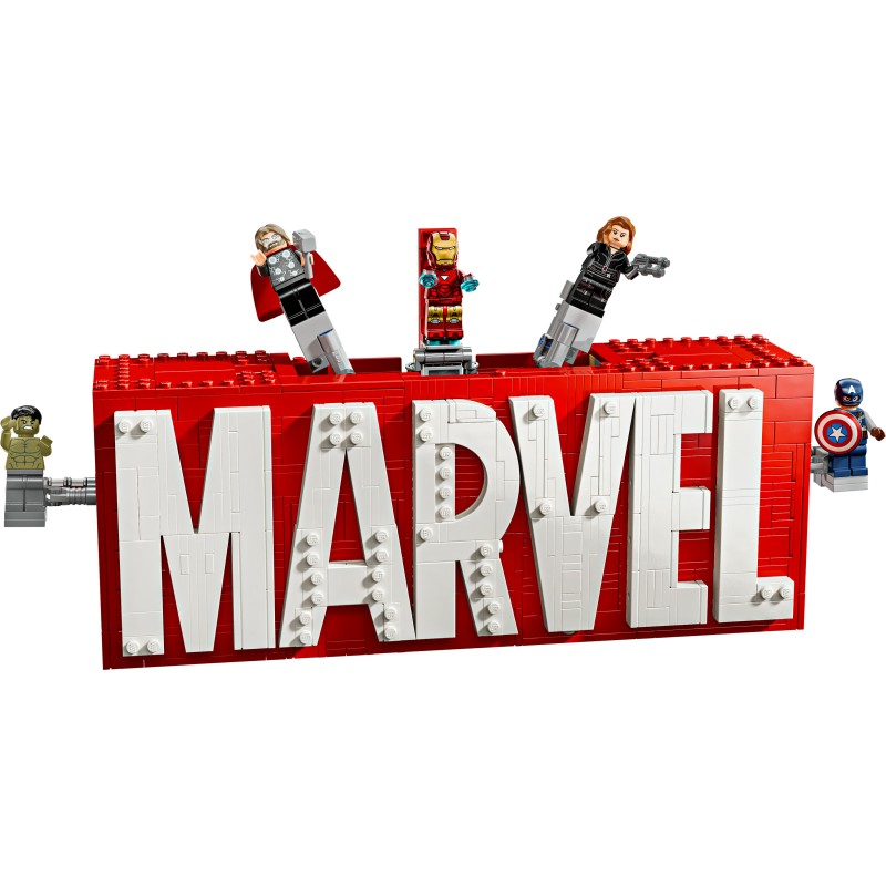 Lego 76313 Logo e Minifigure MARVEL Super Heroes Marvel