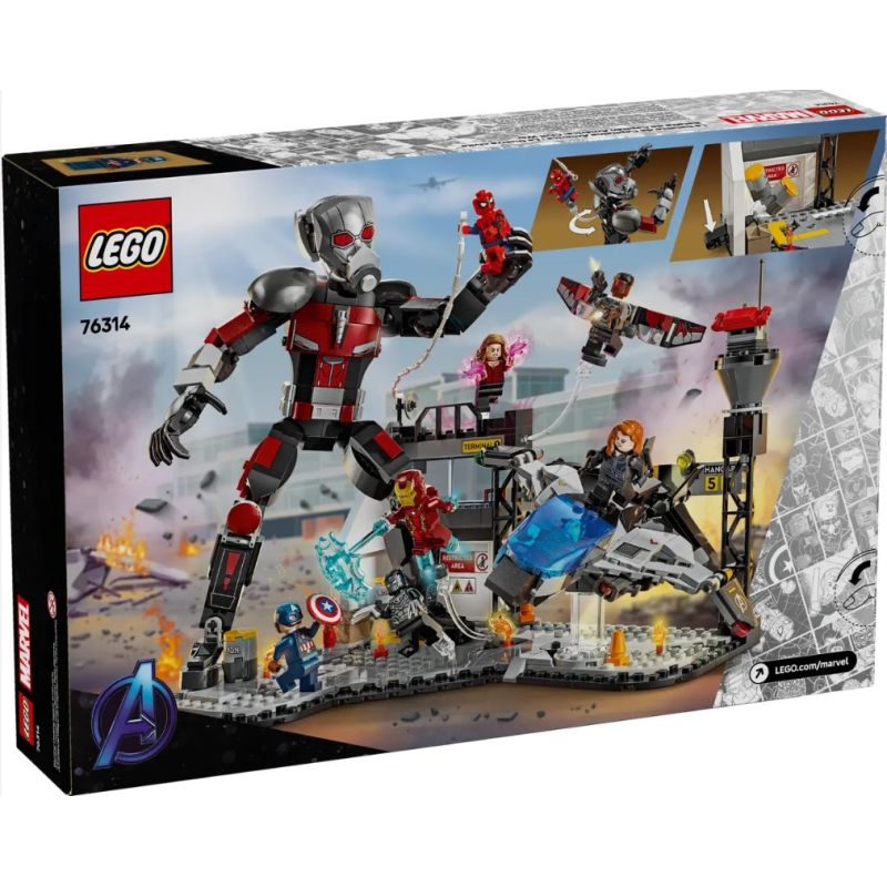 Lego Marvel 76314 Azione Di Battaglia Captain America