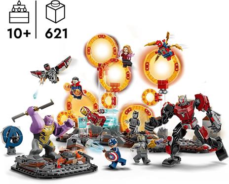 Avengers: Endgame La battaglia finale - Lego Marvel 76323