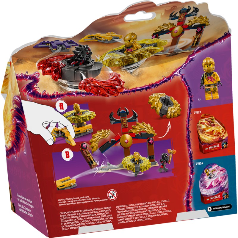 Lego 71826 Battle Pack draghi dello Spinjitzu Ninjago