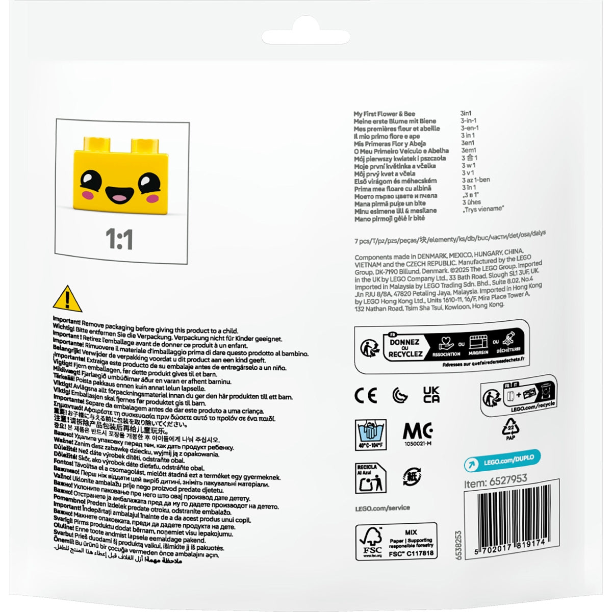 Lego 30686 Il mio primo fiore e ape Recruitment Bags