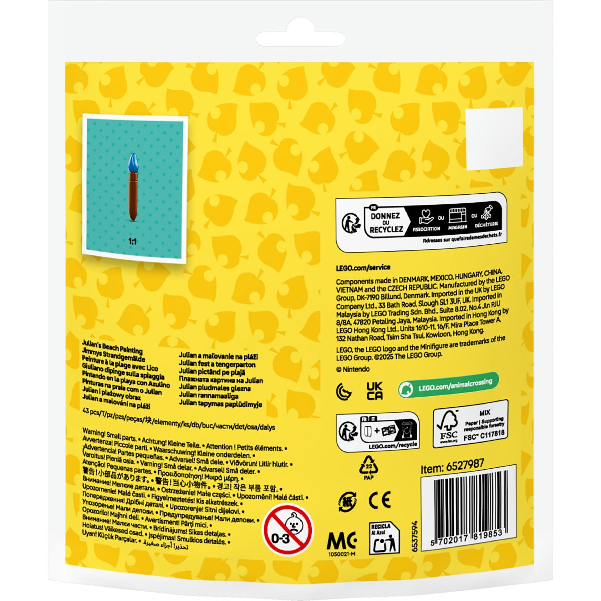 Lego 30703 Giuliano dipinge sulla spiaggia Recruitment Bags