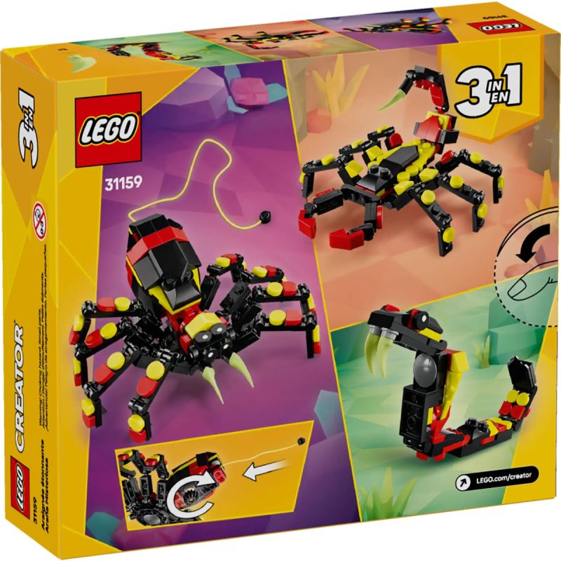 Lego 31159 Animali selvatici: ragno trasformista LEGO Creator