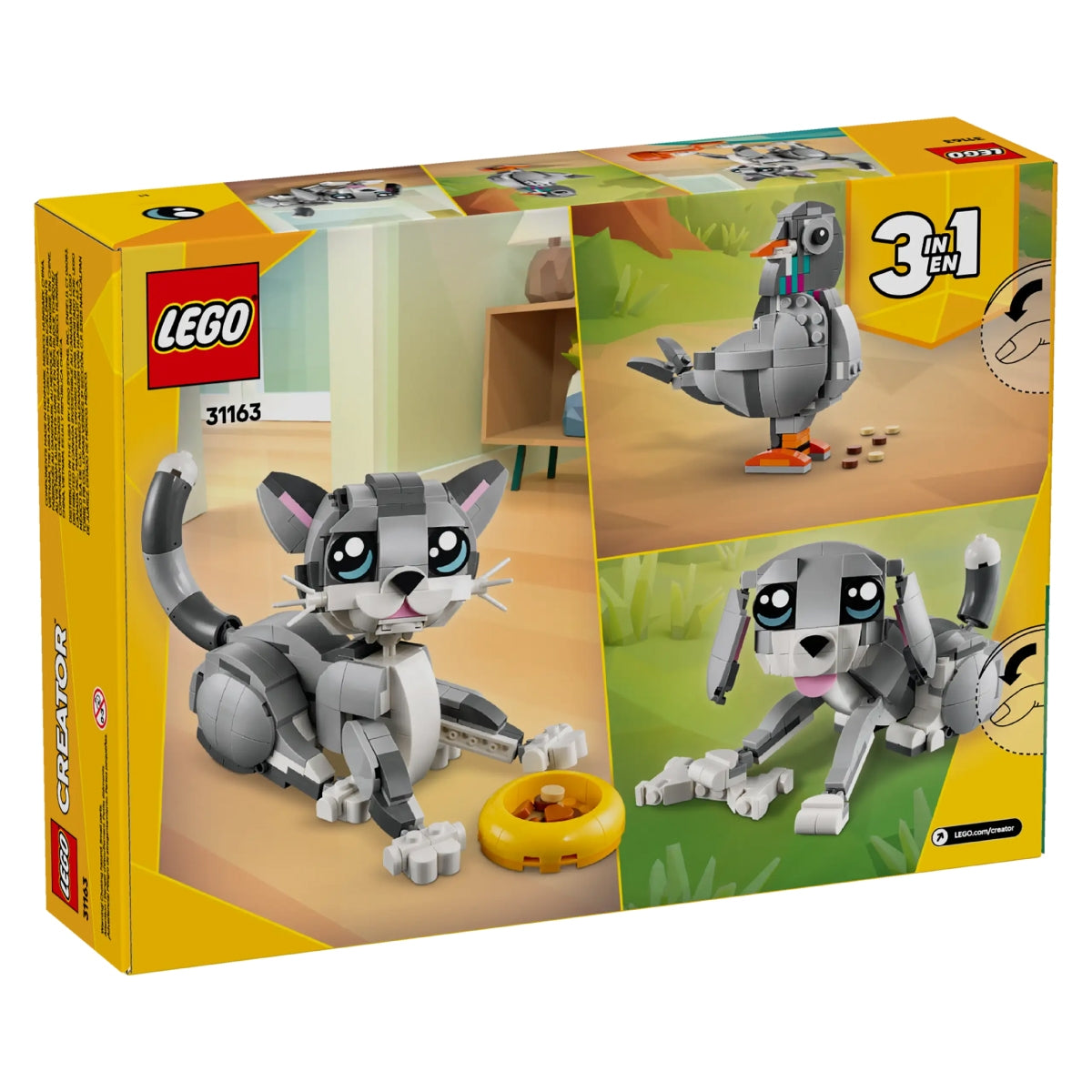Lego 31163 Gatto giocoso LEGO Creator