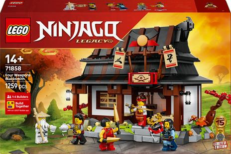 LEGO NINJAGO 71858. La bottega delle Quattro Armi