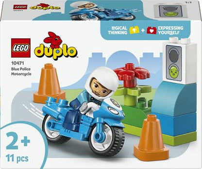 Lego 10471 Motocicletta Blu Della Polizia