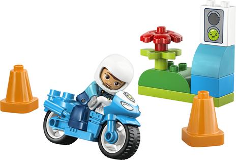 Lego 10471 Motocicletta Blu Della Polizia