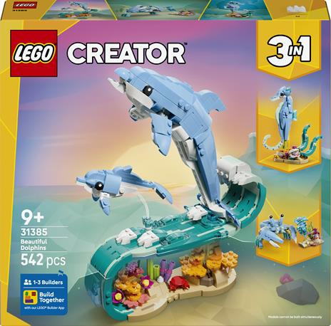 Lego creator 31385 Animali marini: meravigliosi delfini