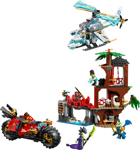 LEGO NINJAGO (71857). Battaglia alla casa sullalbero con veicolo Ninja