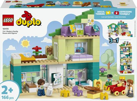 Lego DUPLO 10470 Casa Familiare Moderna 3 In 1