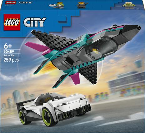 LEGO City Great Vehicles (60489). Jet contro Auto sportiva