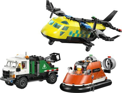 LEGO City Great Vehicles (60505). Remix aereo, camion di servizio e hovercraft