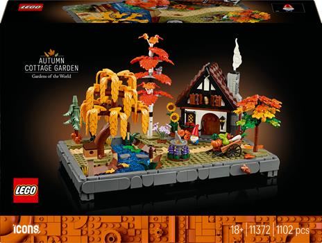lego 11372 icons giardino autunnale