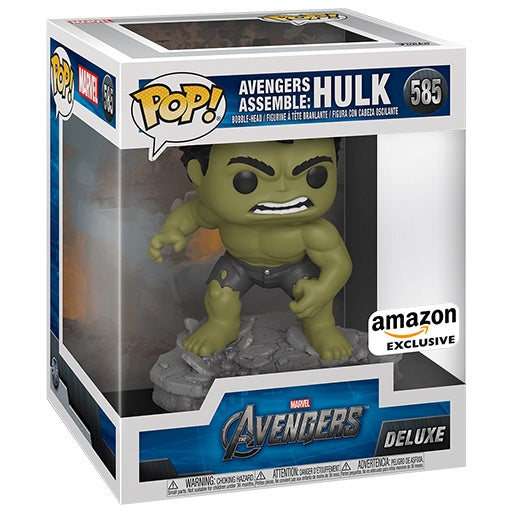 Pop Figura Deluxe Avengers Hulk Assemble Esclusiva Funko