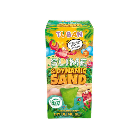 Kit Super Slime - Sabbia Dinamica (Verde)