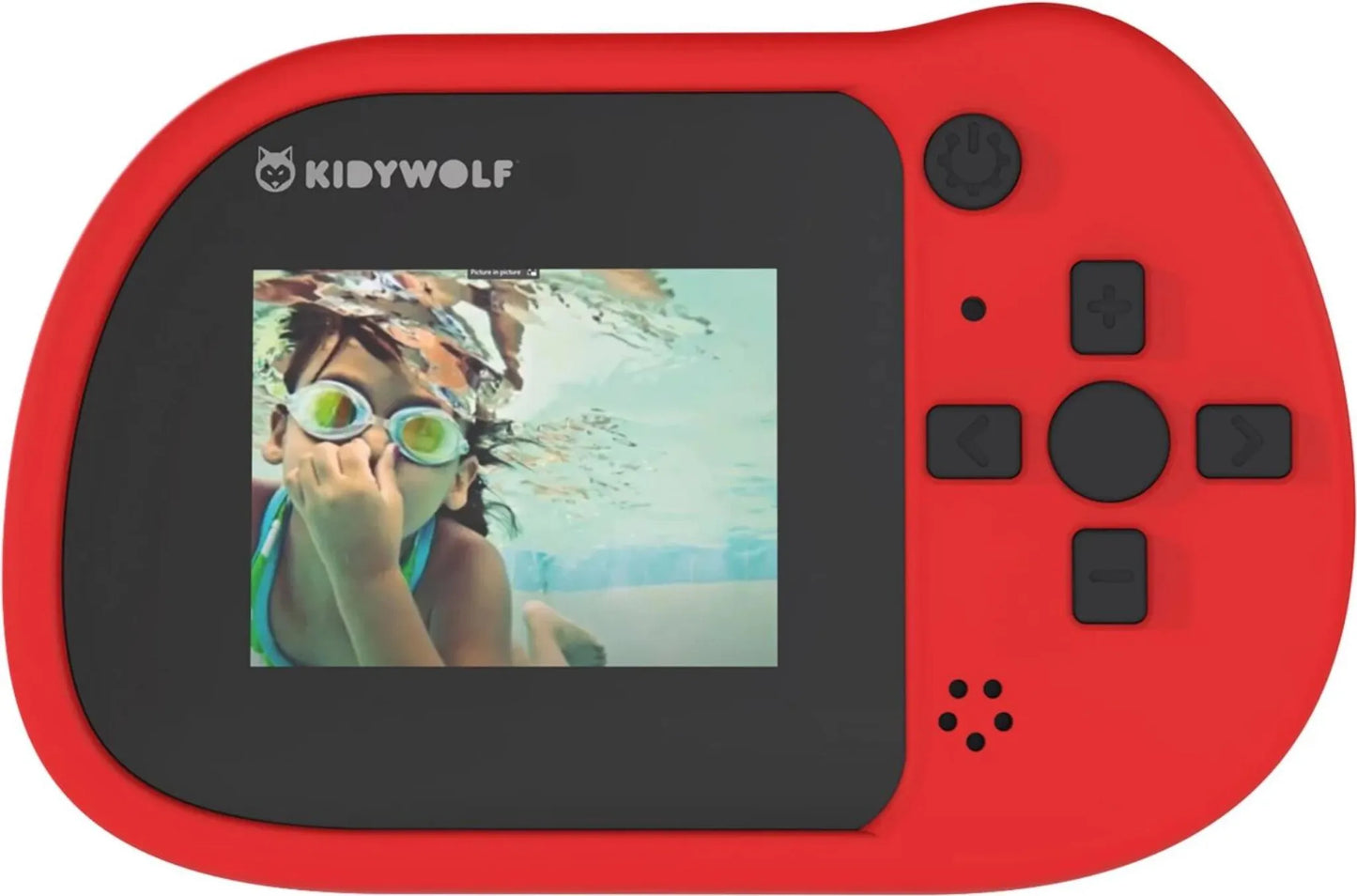 Kidywolf  Fotocamera Waterproof, Rossa