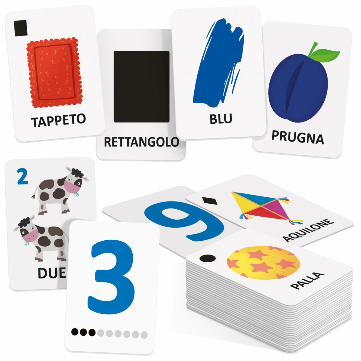 Carte Vitamine Gioco Numeri, Forme e Colori - immagine 2