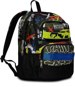 Seven Zaino Advanced Fluo Belts Doppio Scomparto Tasche Laterali