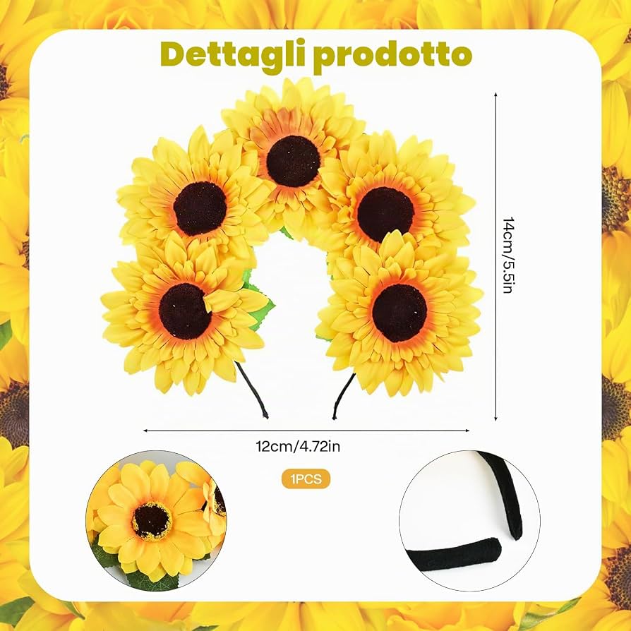 Widmann Fascia Per Capelli Girasole - immagine 3