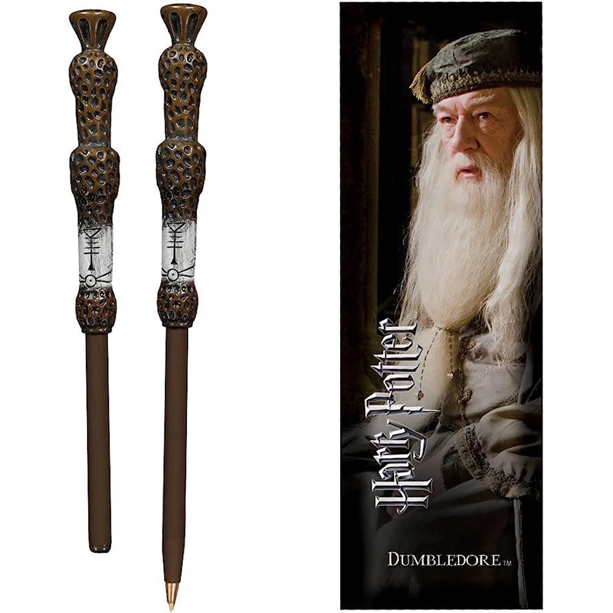 Harry Potter Penna Bacchetta Silente e Segnalibro