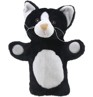 The Puppet Company Guanto Burattino Gatto Bianco e Nero