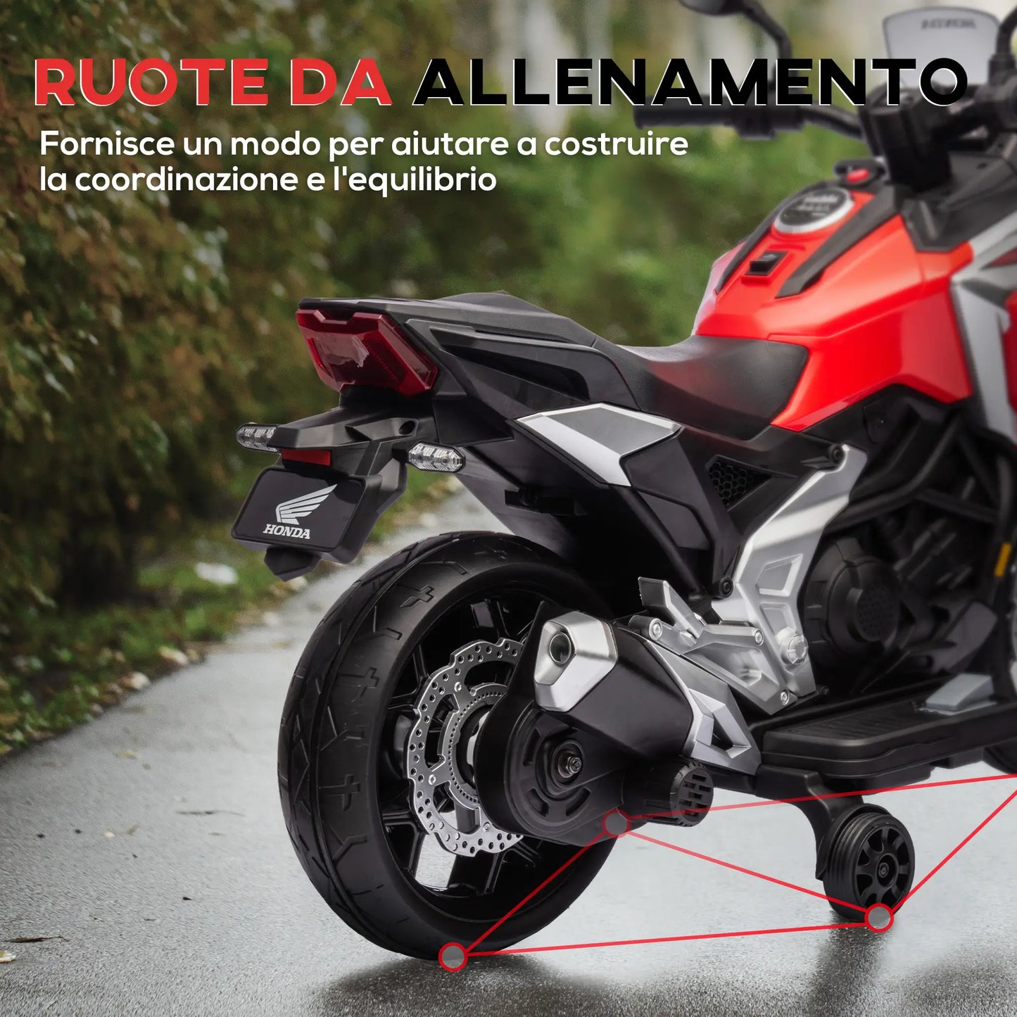 Moto elettrica Honda NC750X 12v. Col. Rossa Art. Gv7049