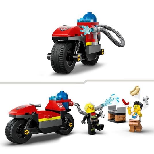 60410 MOTOCICLETTA DEI POMPIERI LEGO 