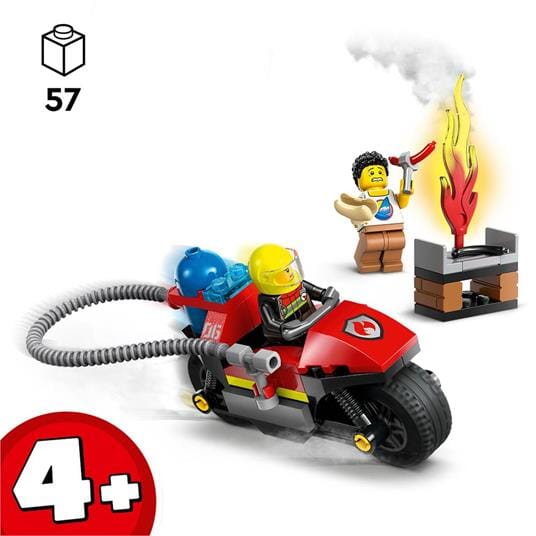 60410 MOTOCICLETTA DEI POMPIERI LEGO 