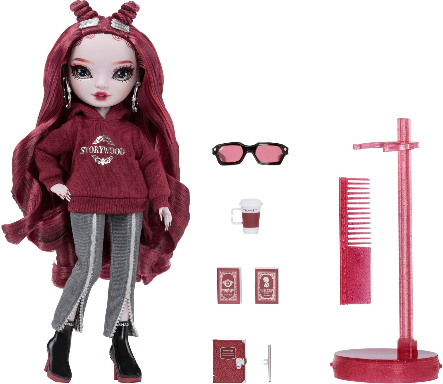 Rainbow High Shadow High Scarlett Rose Fashion Doll Rossa
