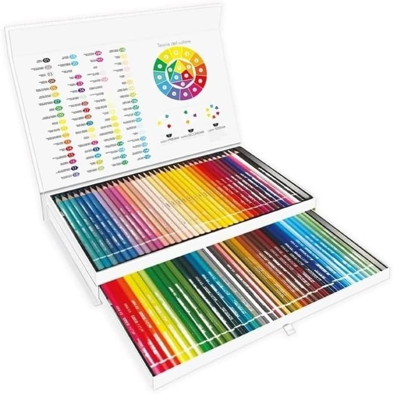 Tinta Unita Confezione vaigietta 72 Pastelli Xl Colorati Mina 4 Mm. 570