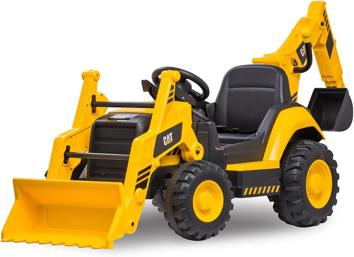 Trattore retroescavatore CAT 12V elettrico