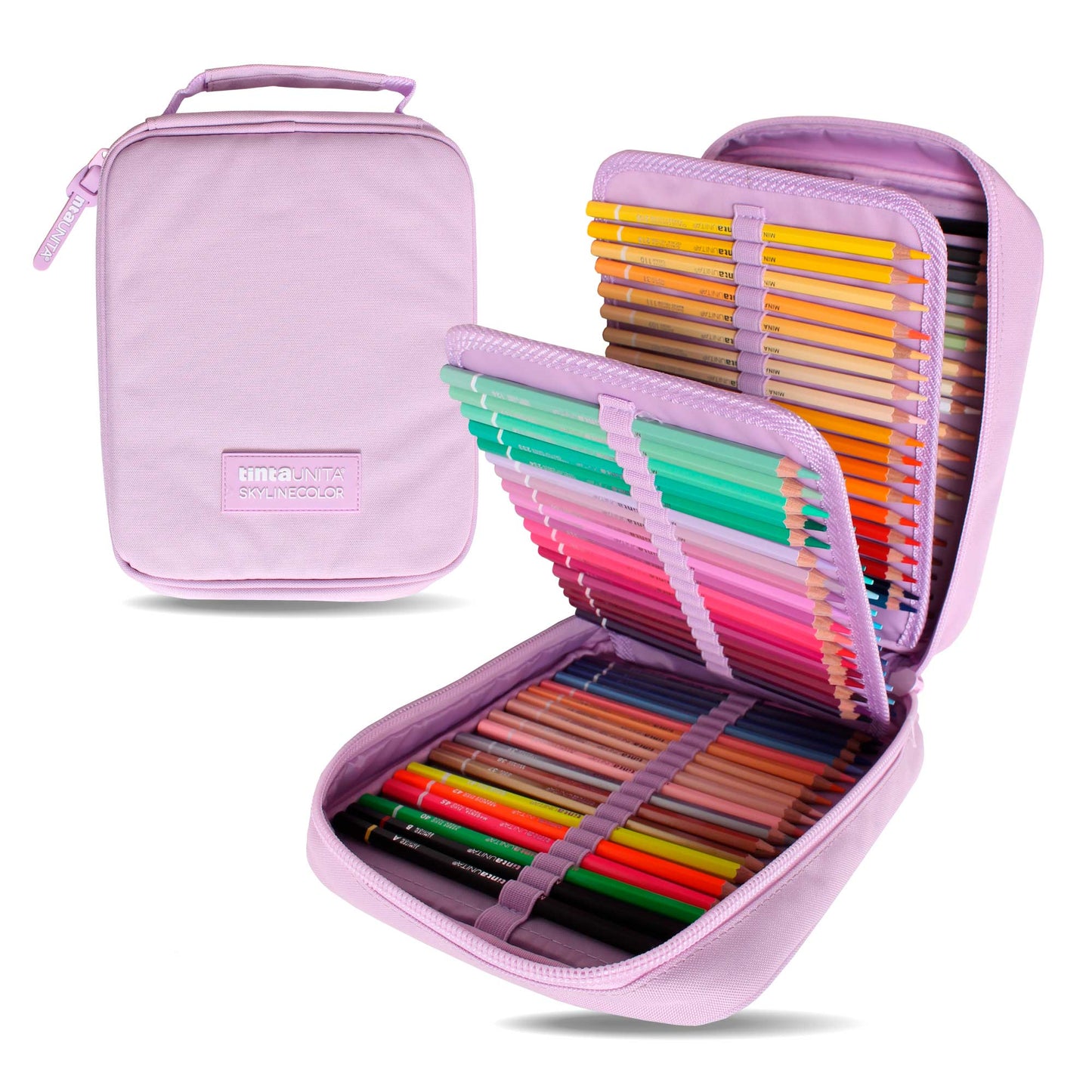 Tinta Unita Astuccio  Colori 110 pezzi blu