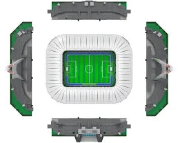 CaDa Juventus Allianz Stadium Kit Costruzione Mattoncini Licenziato