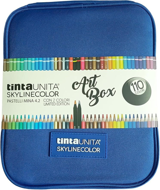 Astuccio VALIGETTA 110 PASTELLI MINA 4.2 ART BOX COL. BLU CLASSIC TINTAUNITA