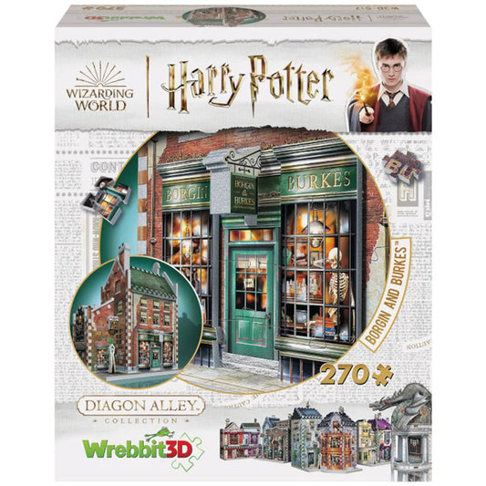 Harry Potter Puzzle -  Isola dei Collezionisti - Puzzle 3d 270pz Harry Potter Borgin E Burkes Harry Potter - Giochi Da Tavolo/societa' - 1 Puzzle 3d 270pz Harry Potter Borgin E Burkes Harry Potter