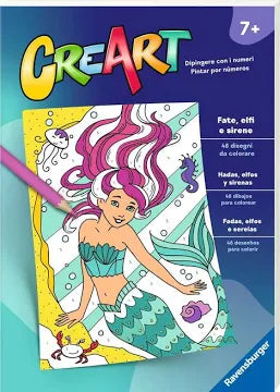 Ravensburger CreArt - Album Da Colorare Fate, Elfi E Sirene