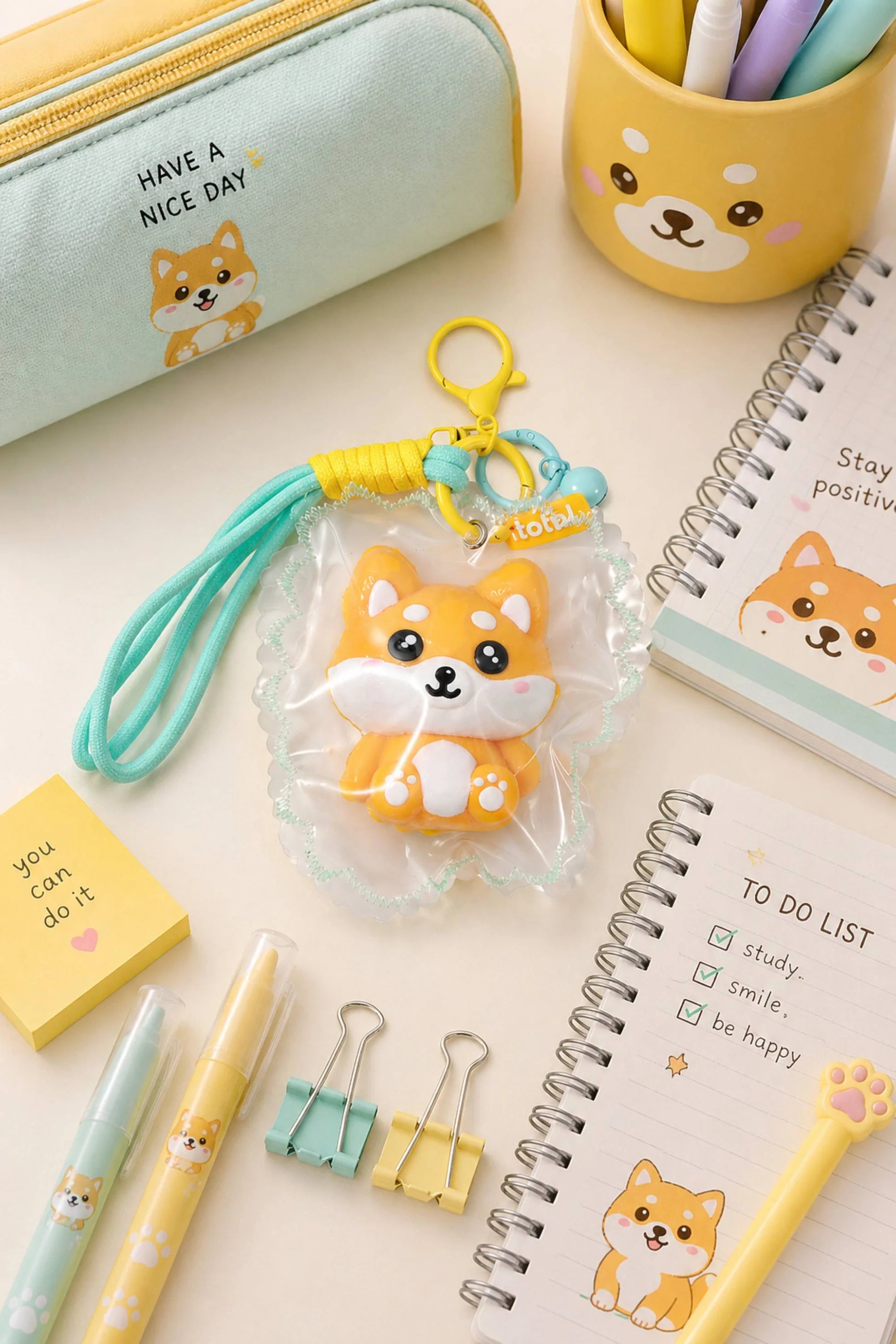 Itotal Portachiavi JellyPop Shiba Giocattolo