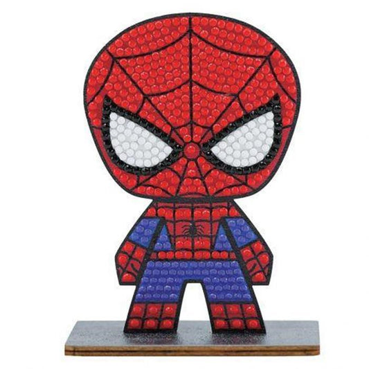 Crystal Art Buddies - Spider-Man Kit Diamond Painting Marvel 6+ Anni