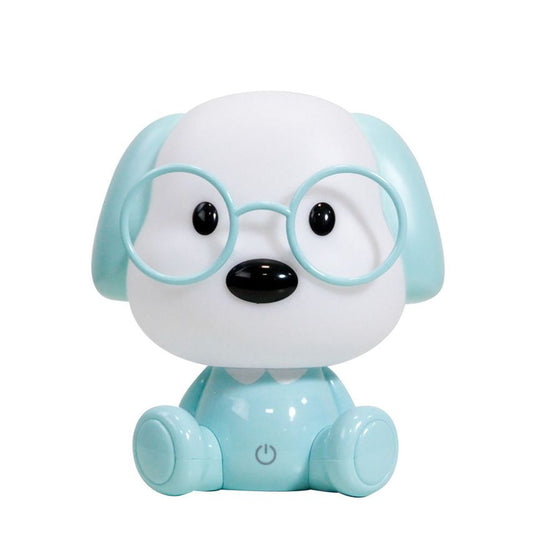 Netlighting Toby - Lampada da tavolo per bambini con LED integrato, blu