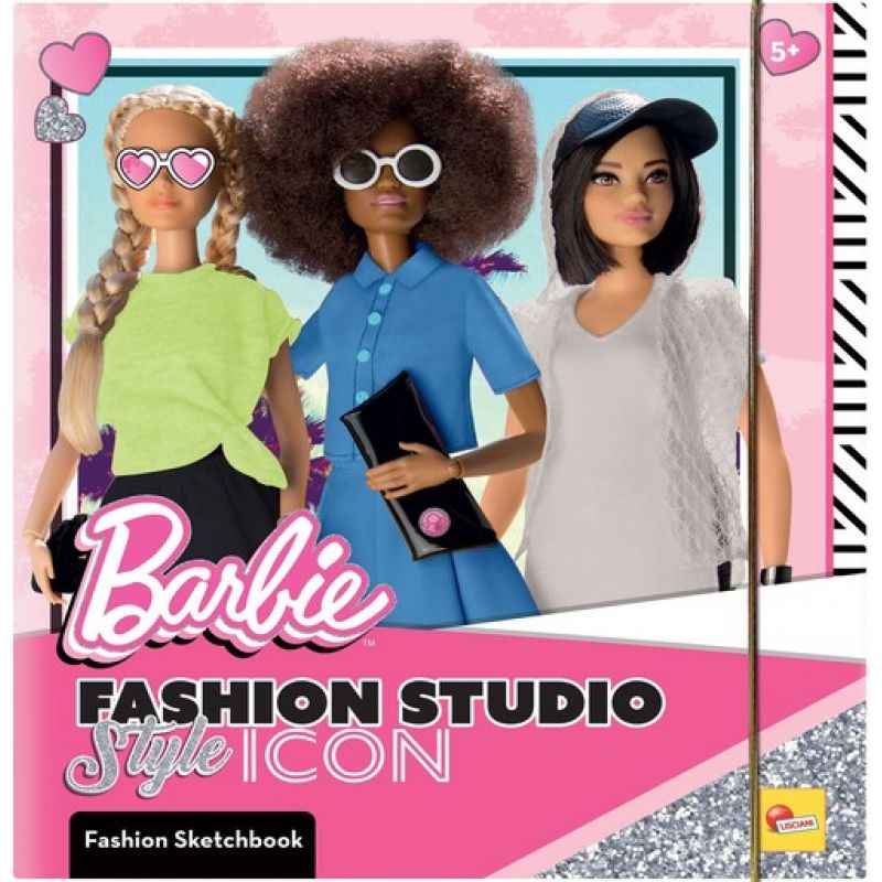 Barbie Sketch Libro Style Icon Fashion Studio disegna la moda