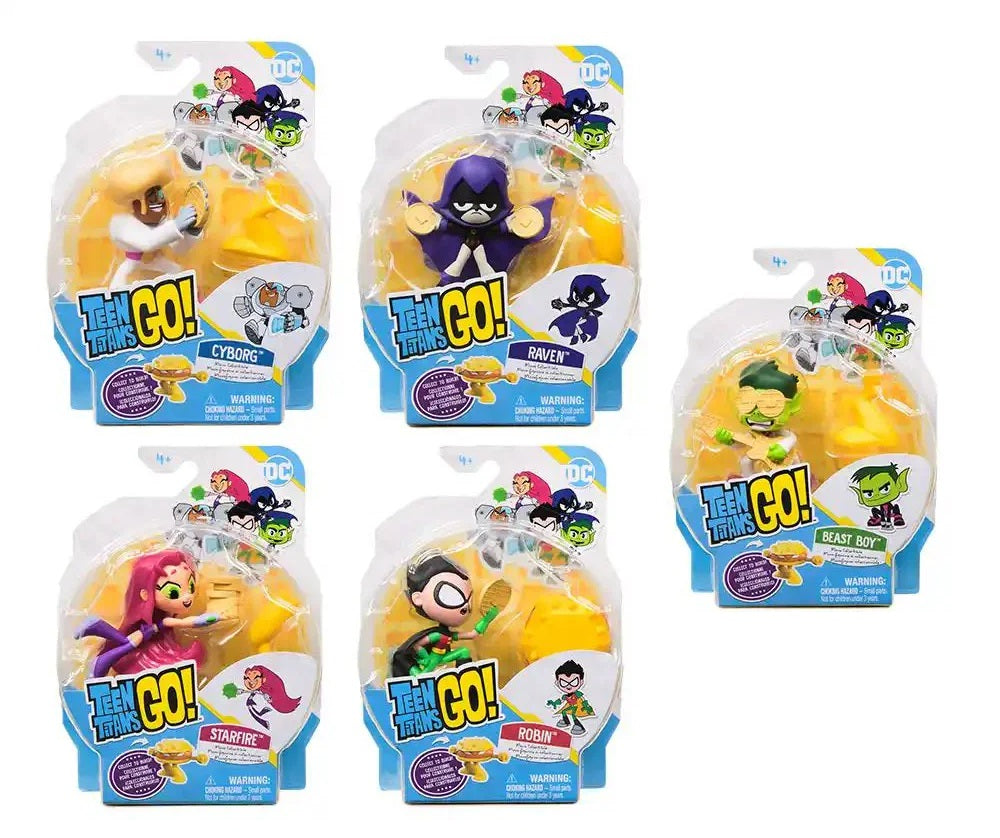 SPINMASTER Teen Titans Go Mini Personaggi 1 personaggio a scelta