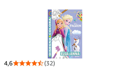 Disney Libri - Elsa E Anna Frozen Disegna & Colora Ediz. Colori