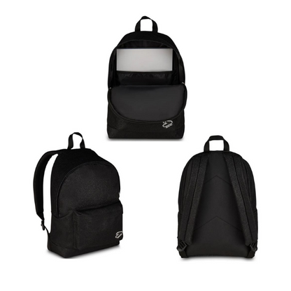 Seven Zaino americano scuola shiny tech colori assortiti glitter nero-lilla