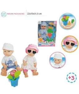 H.T. Italia Birby On The Beach - Bambola Che Si Abbronza Al Sole