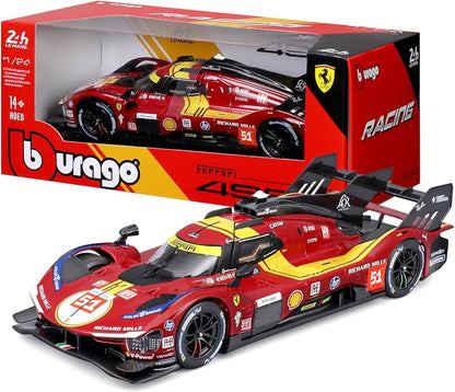 Bburago Ferrari 499 P 24H LMH Hypercar 2025 1:64 #51 #83