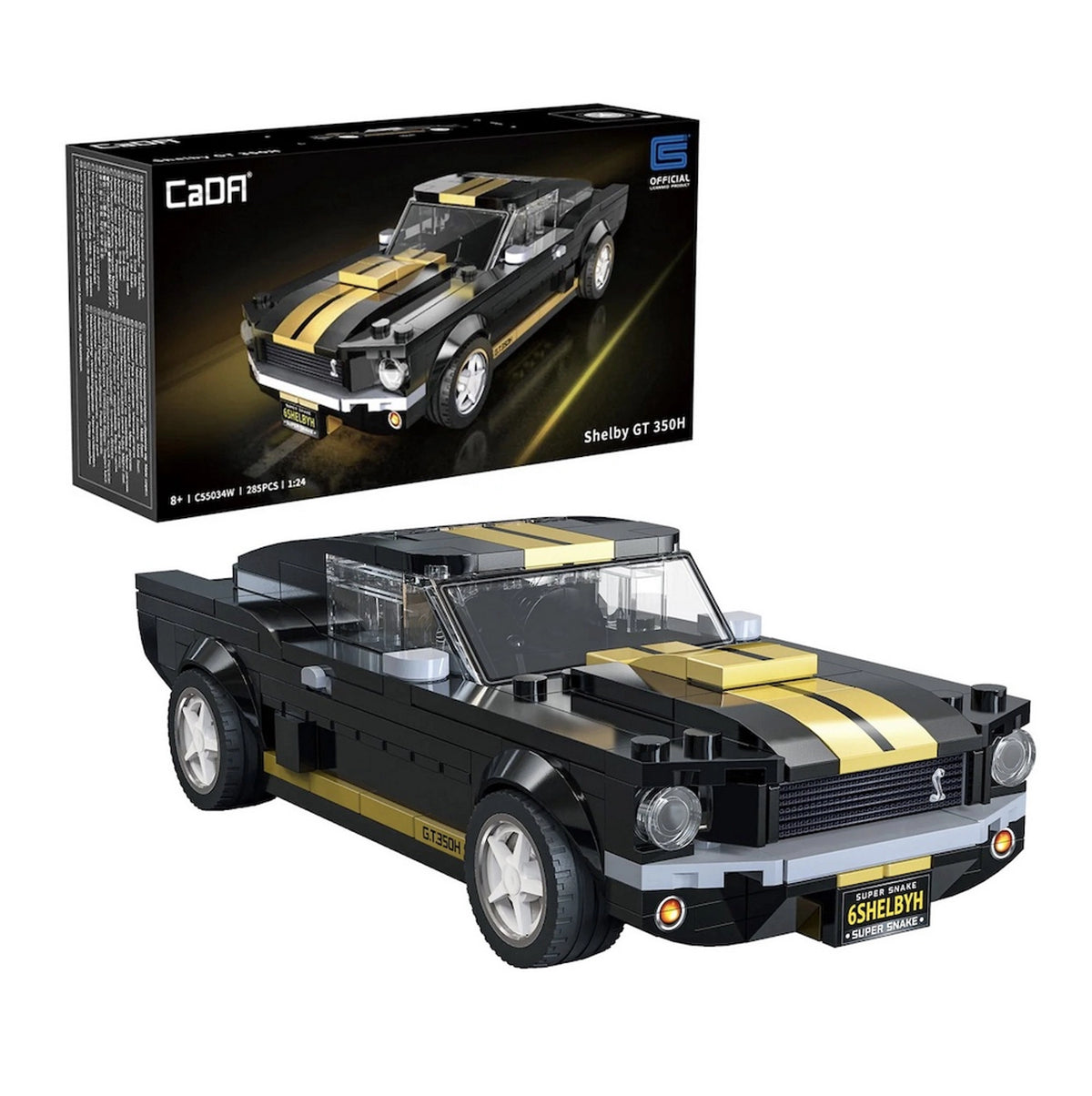 CaDA Shelby GT 350H C55034W - Modello 1:24 da 285 Pezzi