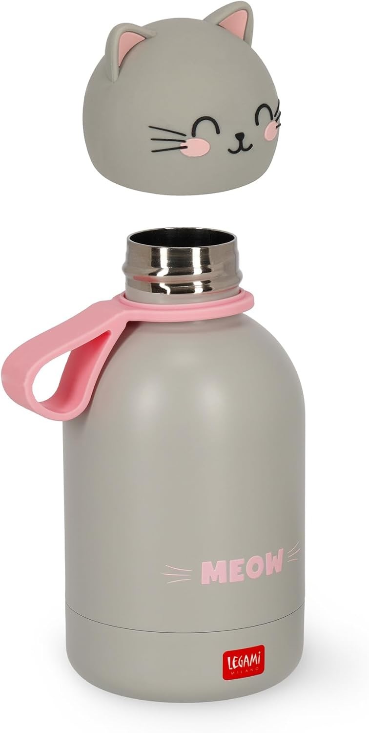 Legami Hot & Cold BFF Bottiglia Acciaio Bambini Gatto