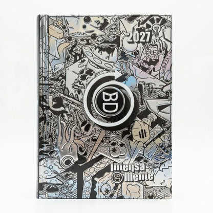 Seven Diario Agenda Pocket 16 Mesi 2026/2027 Gold & Silver