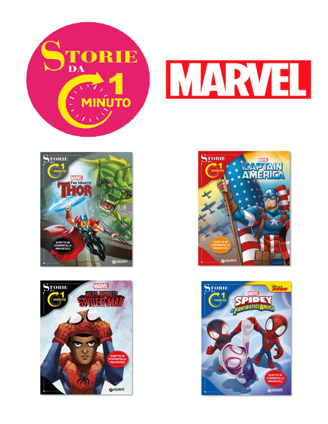 Marvel Libri. Storie Da 1 Minuto (5 Titoli Sfusi). Ediz. A Colori