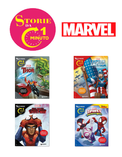 Marvel Libri. Storie Da 1 Minuto (5 Titoli Sfusi). Ediz. A Colori